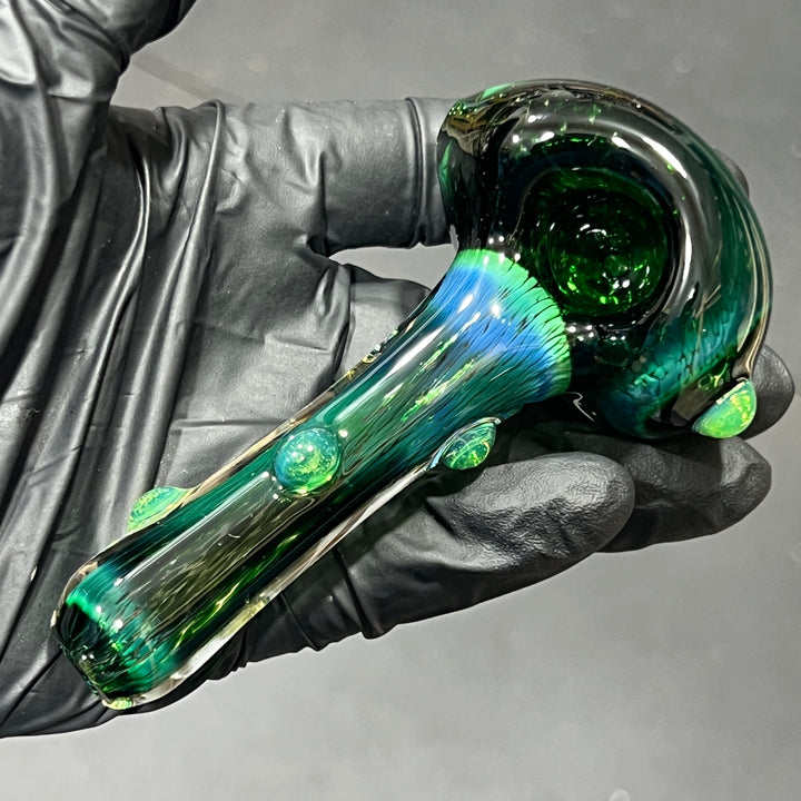 Thick Exp Green Pipe Glass Pipe Chuck Glass