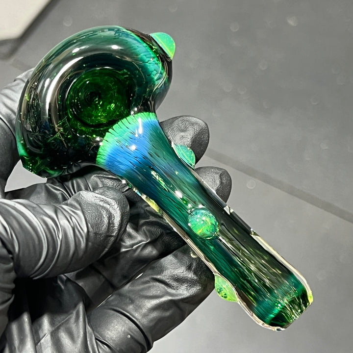 Thick Exp Green Pipe Glass Pipe Chuck Glass