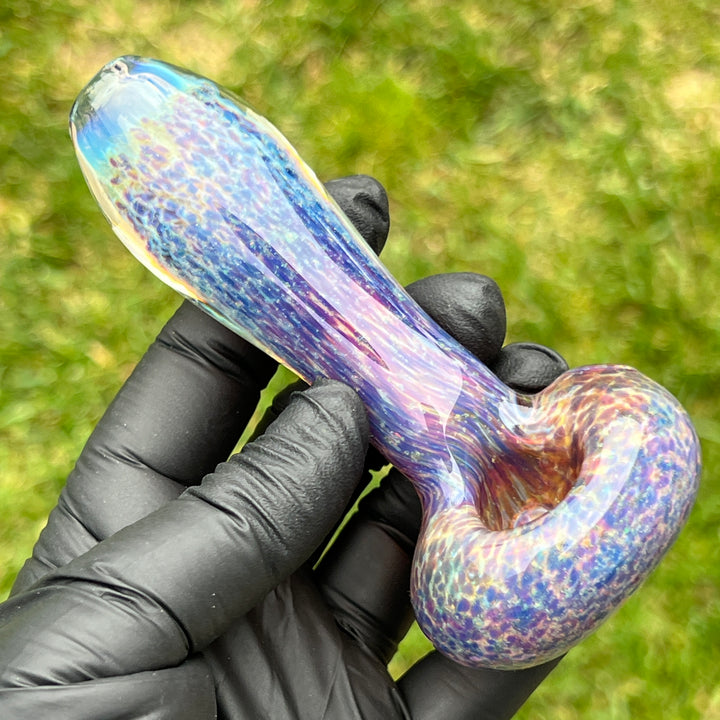 Purple Nebula Star Dust Pipe Glass Pipe Tako Glass   