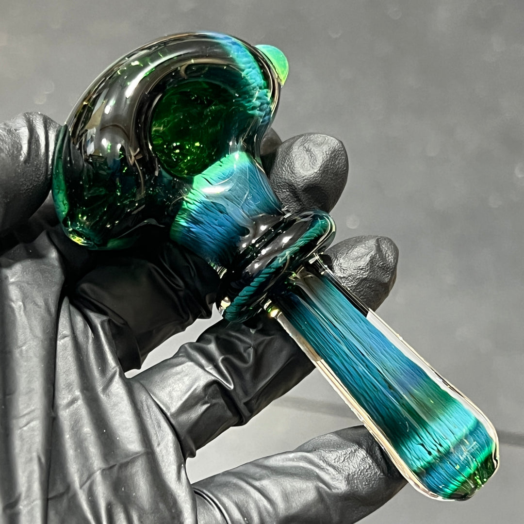 Thick Exp Green Pipe Glass Pipe Chuck Glass