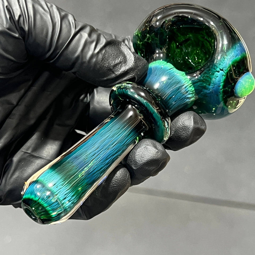 Thick Exp Green Pipe Glass Pipe Chuck Glass