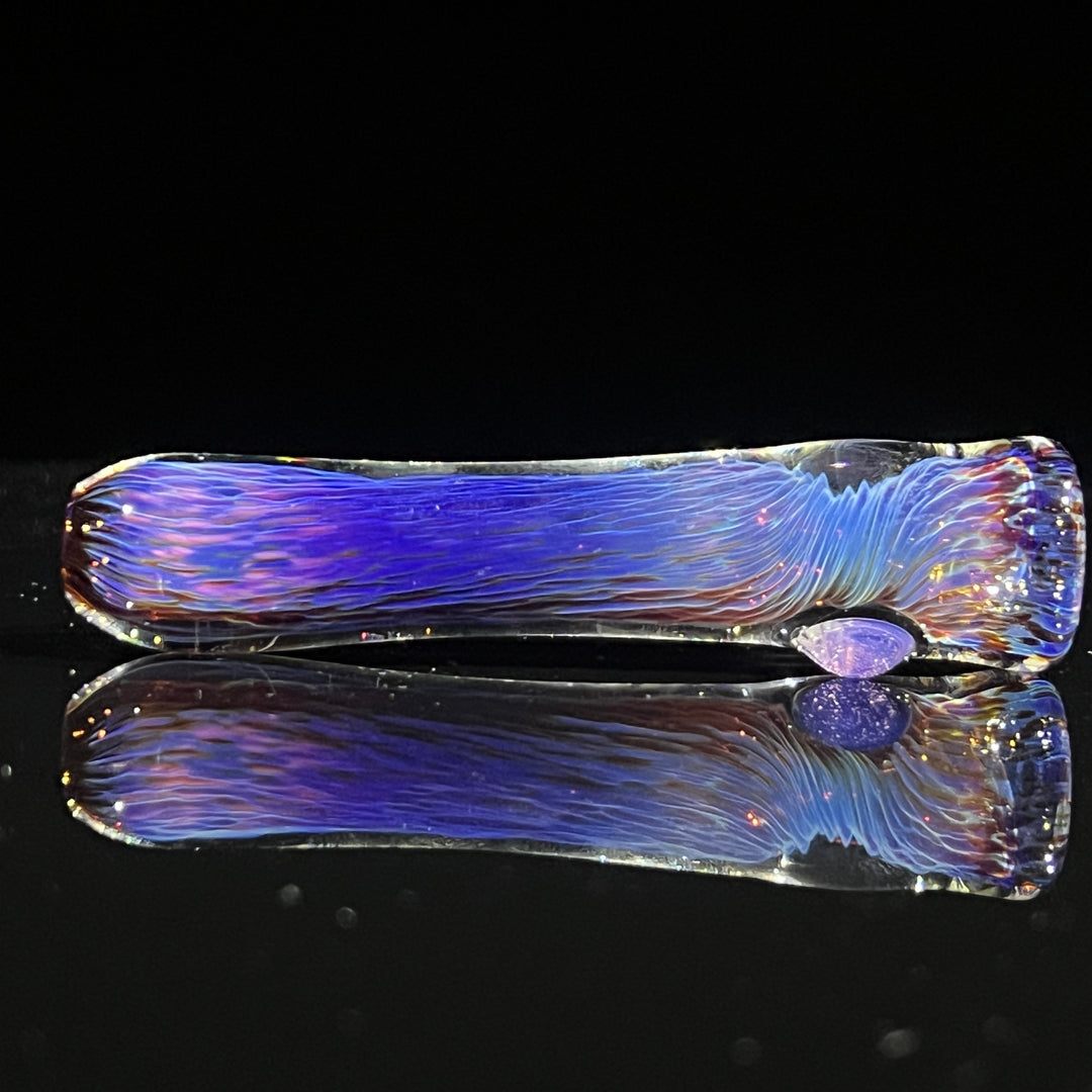 Thick Purple Chillum Glass Pipe Chuck Glass