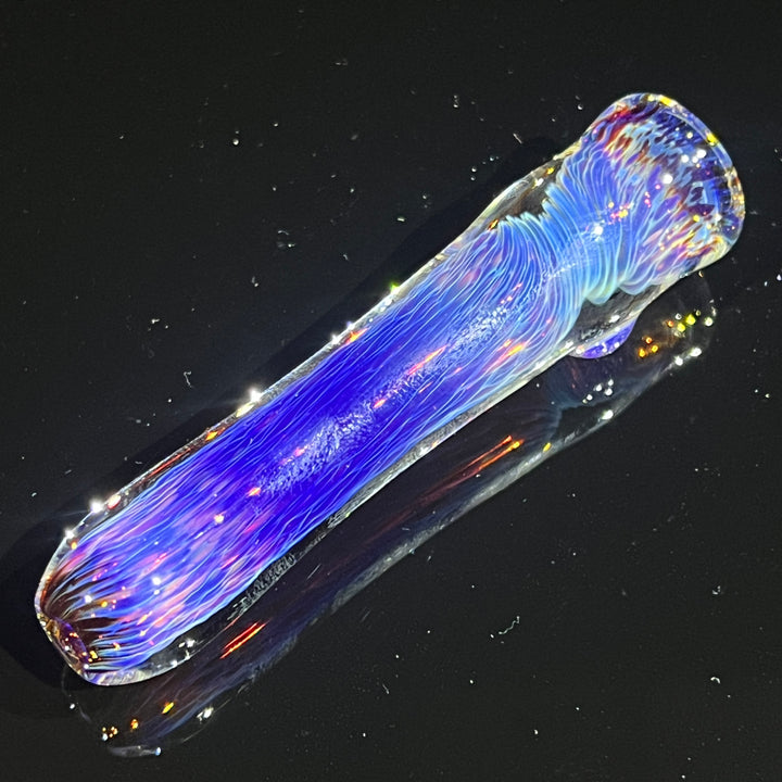 Thick Purple Chillum Glass Pipe Chuck Glass