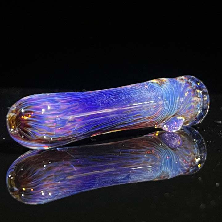 Thick Purple Chillum Glass Pipe Chuck Glass