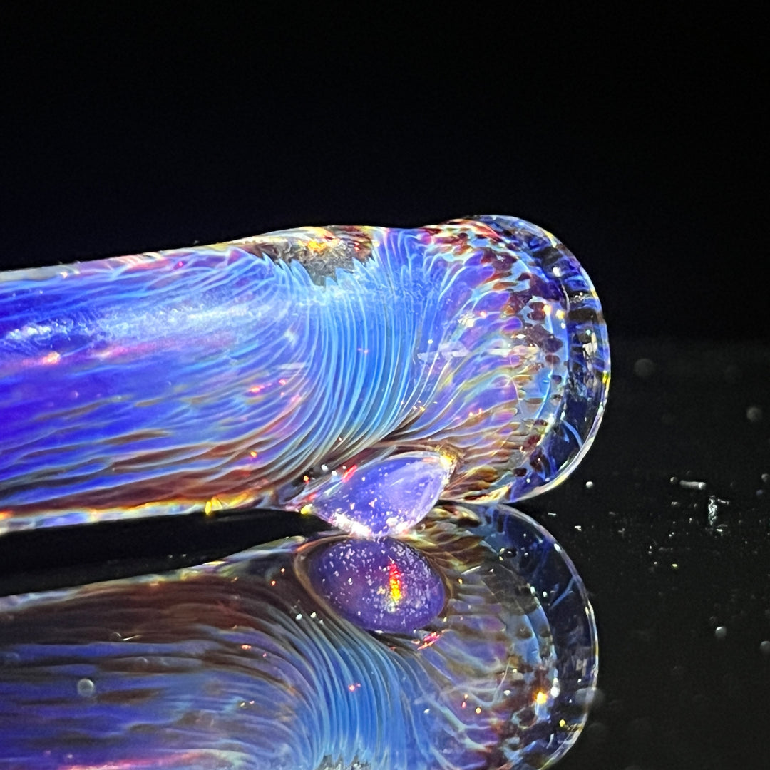 Thick Purple Chillum Glass Pipe Chuck Glass