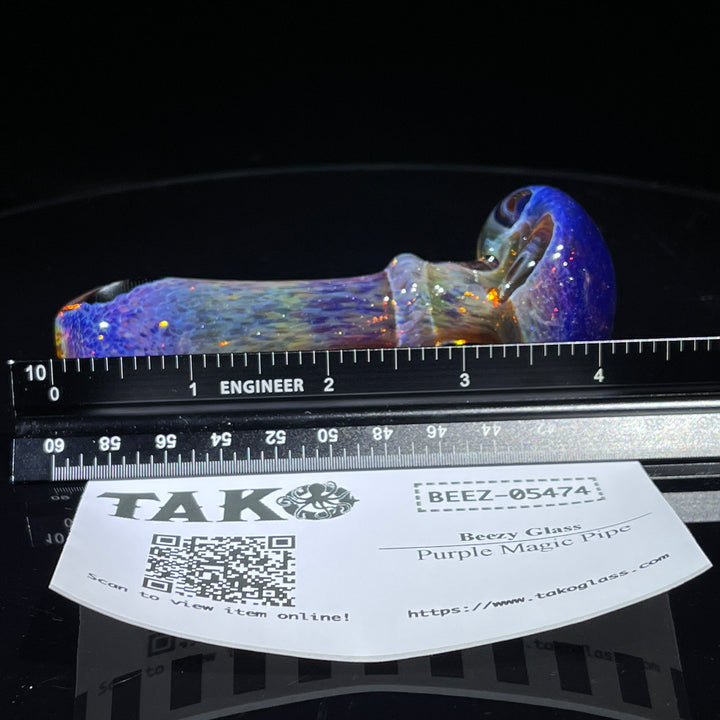 Purple Magic Pipe Glass Pipe Beezy Glass   