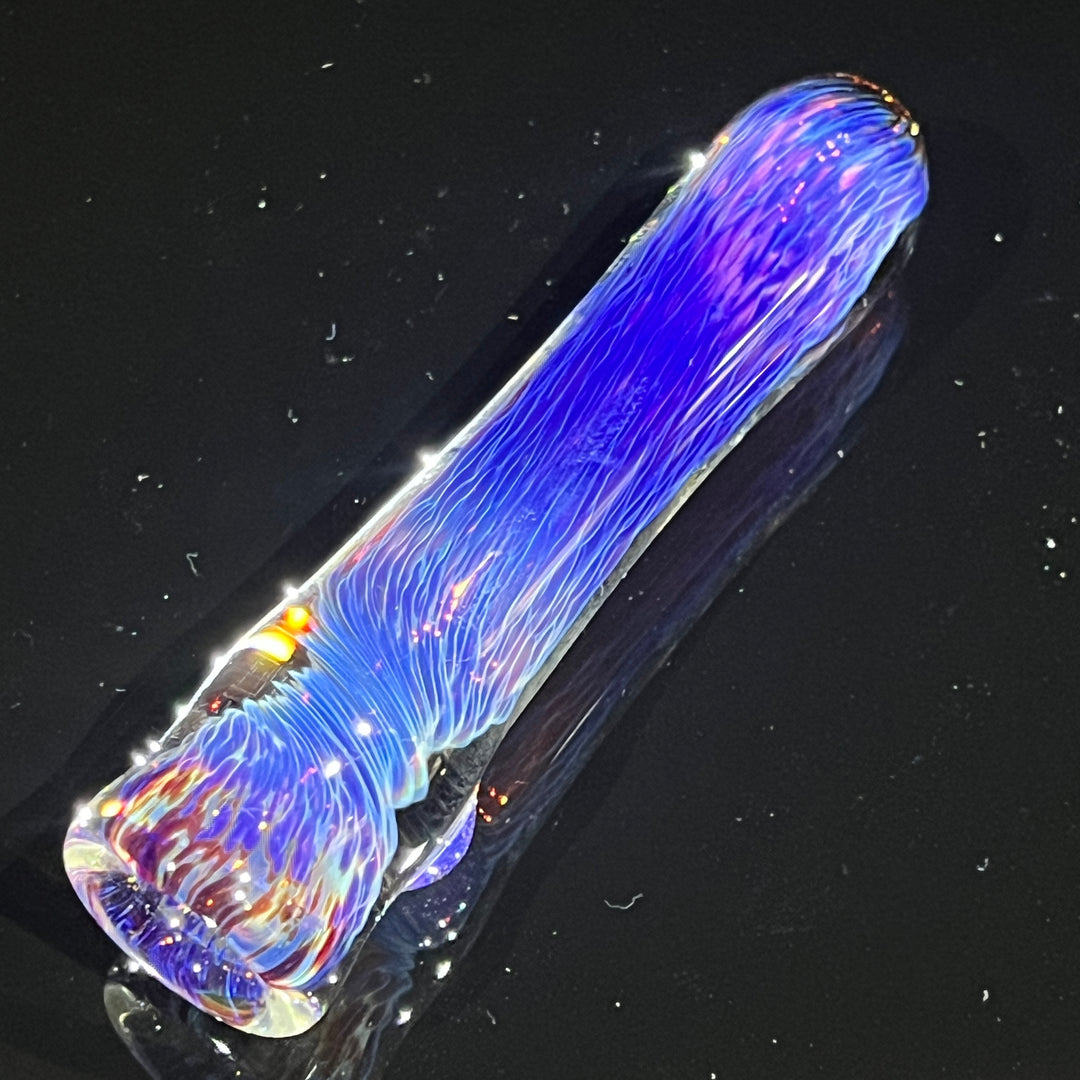 Thick Purple Chillum Glass Pipe Chuck Glass