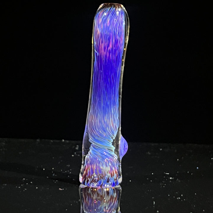 Thick Purple Chillum Glass Pipe Chuck Glass