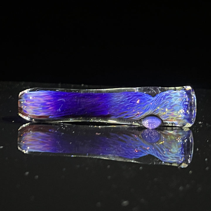 Thick Purple Chillum Glass Pipe Chuck Glass