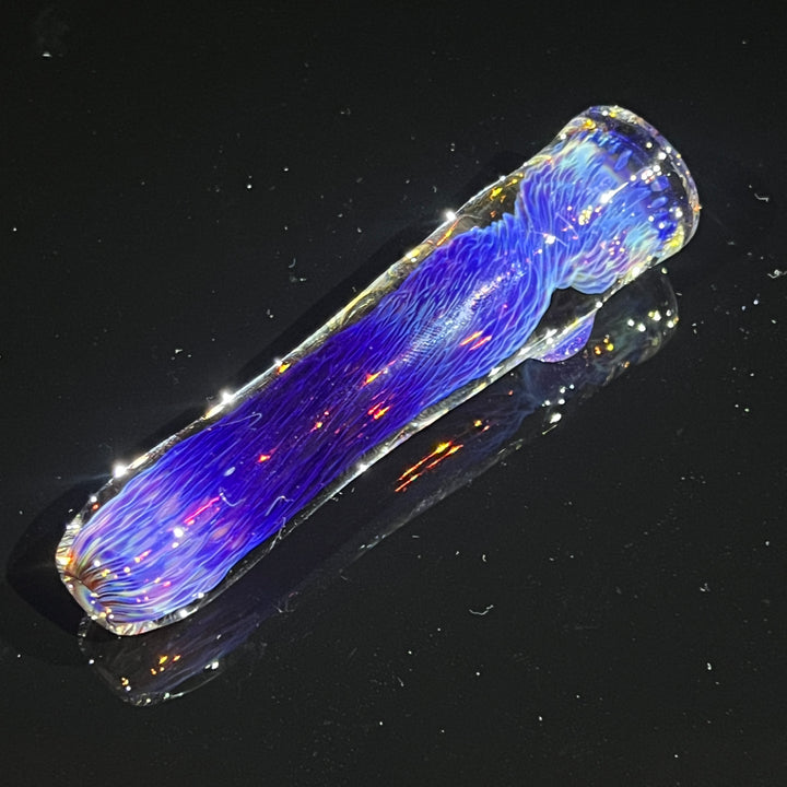 Thick Purple Chillum Glass Pipe Chuck Glass