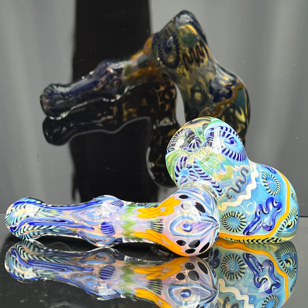 Fume Sidecar Bubbler Glass Pipe Tiny Mike