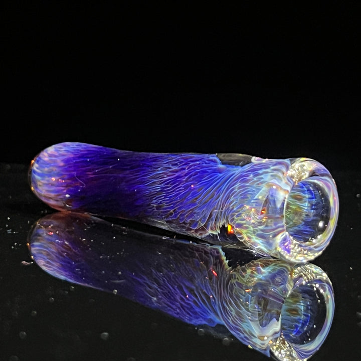 Thick Purple Chillum Glass Pipe Chuck Glass