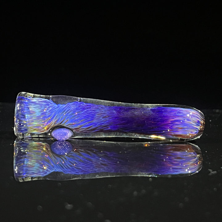 Thick Purple Chillum Glass Pipe Chuck Glass