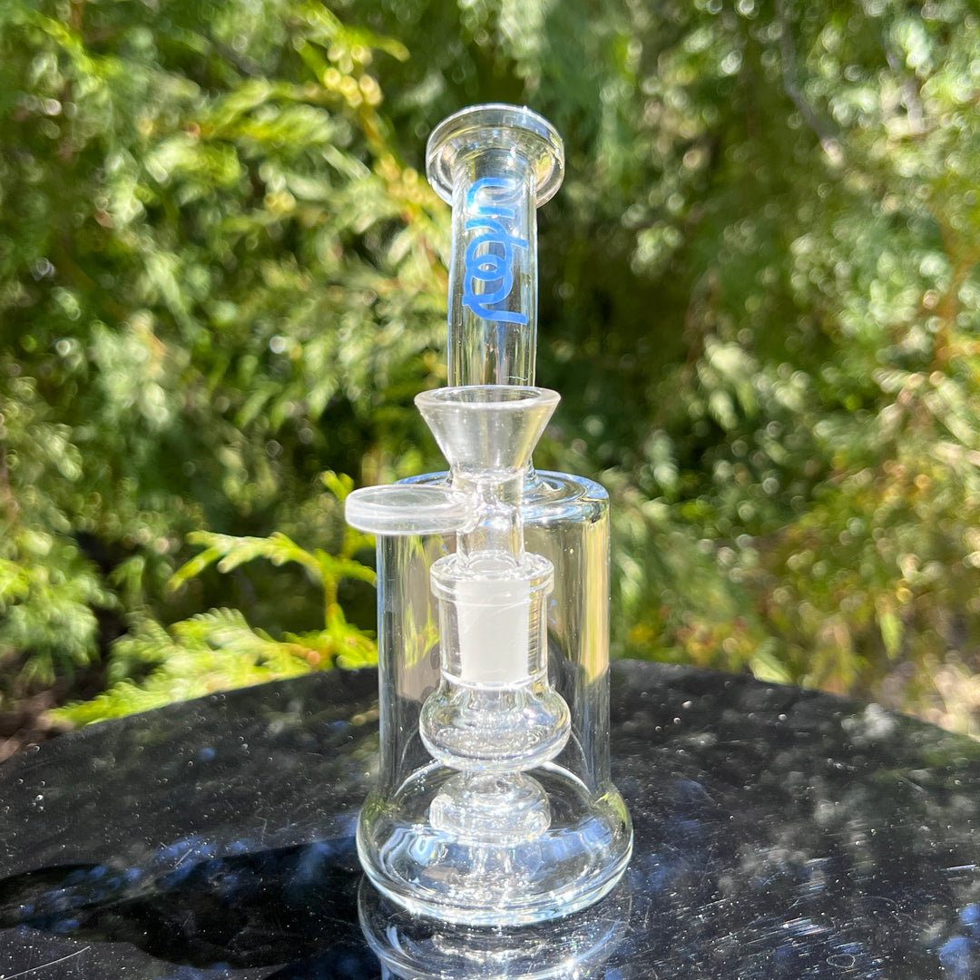 Traveler Rig Glass Pipe Urbal Technologies Clear/Blue  