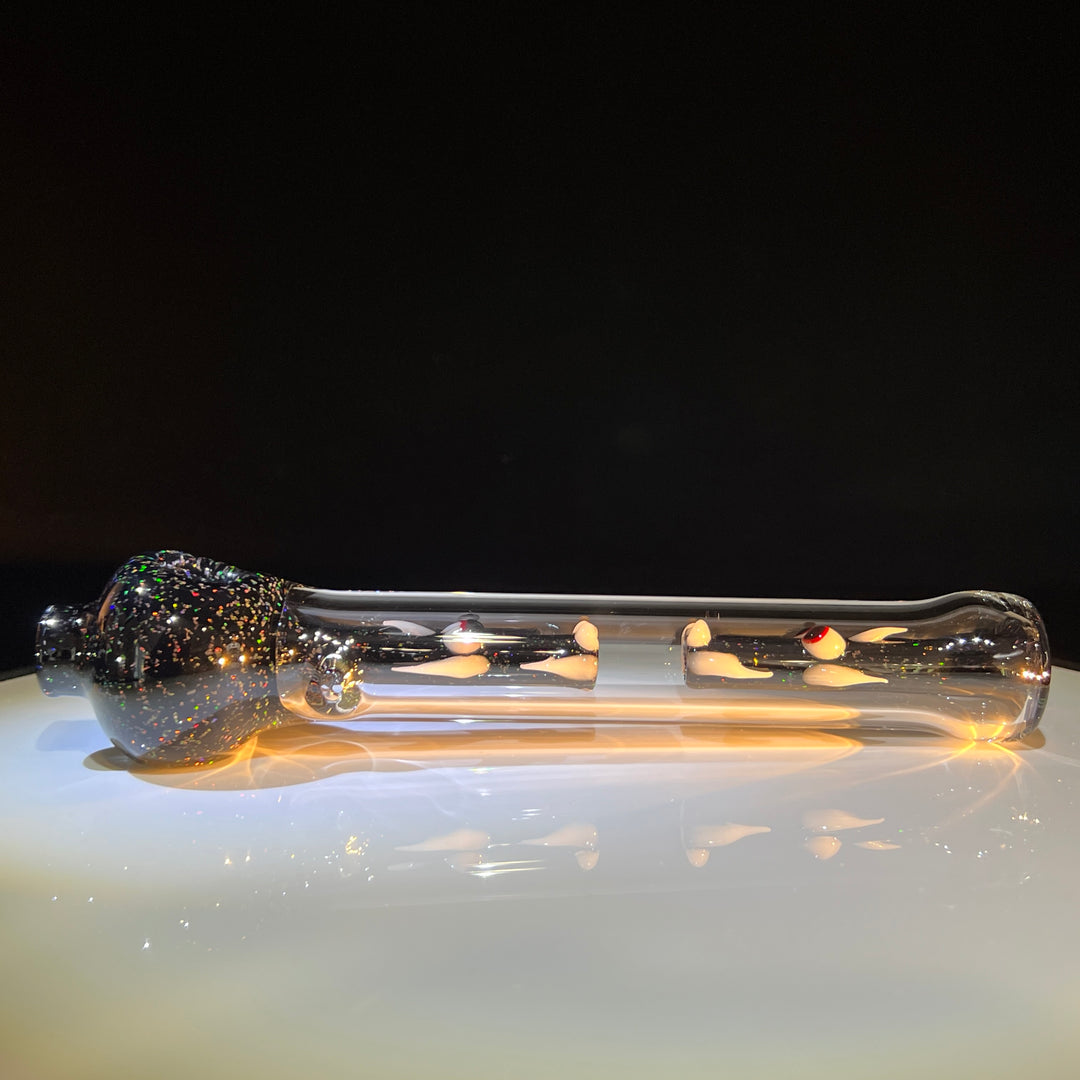 Crushed Opal Double Dragon Glass Pipe Gus Glass   