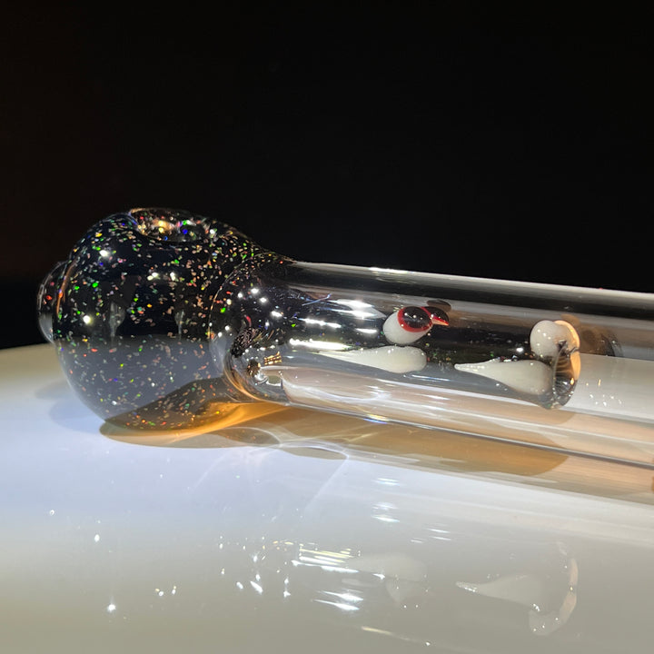 Crushed Opal Double Dragon Glass Pipe Gus Glass   