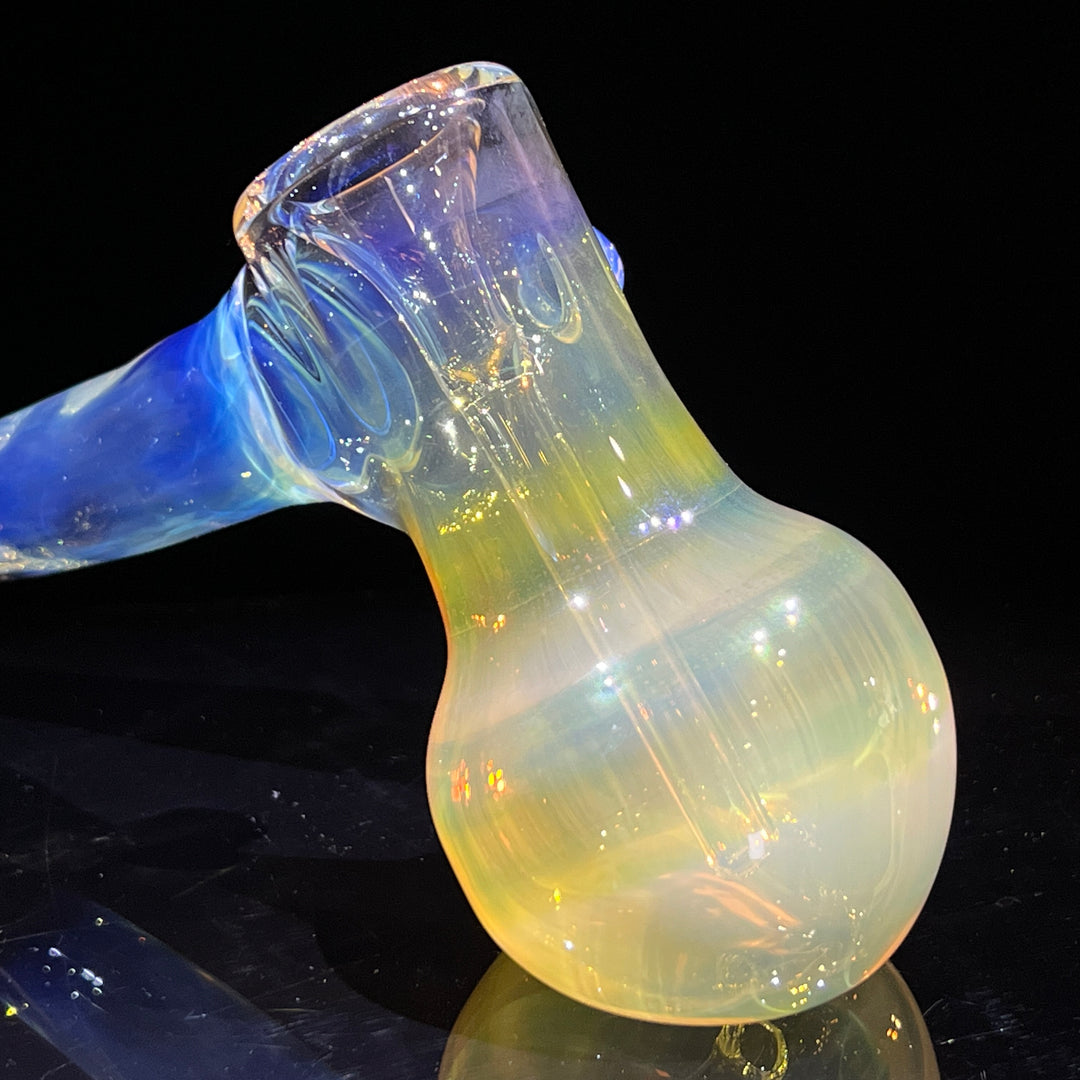 Silver Fume Hammer Bubbler Glass Pipe Cose Glass   