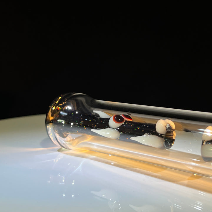 Crushed Opal Double Dragon Glass Pipe Gus Glass   