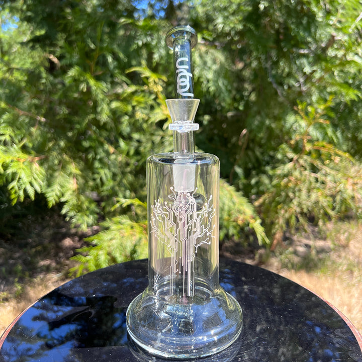 Hybrid 18mm Bubbler Glass Pipe Urbal Technologies   