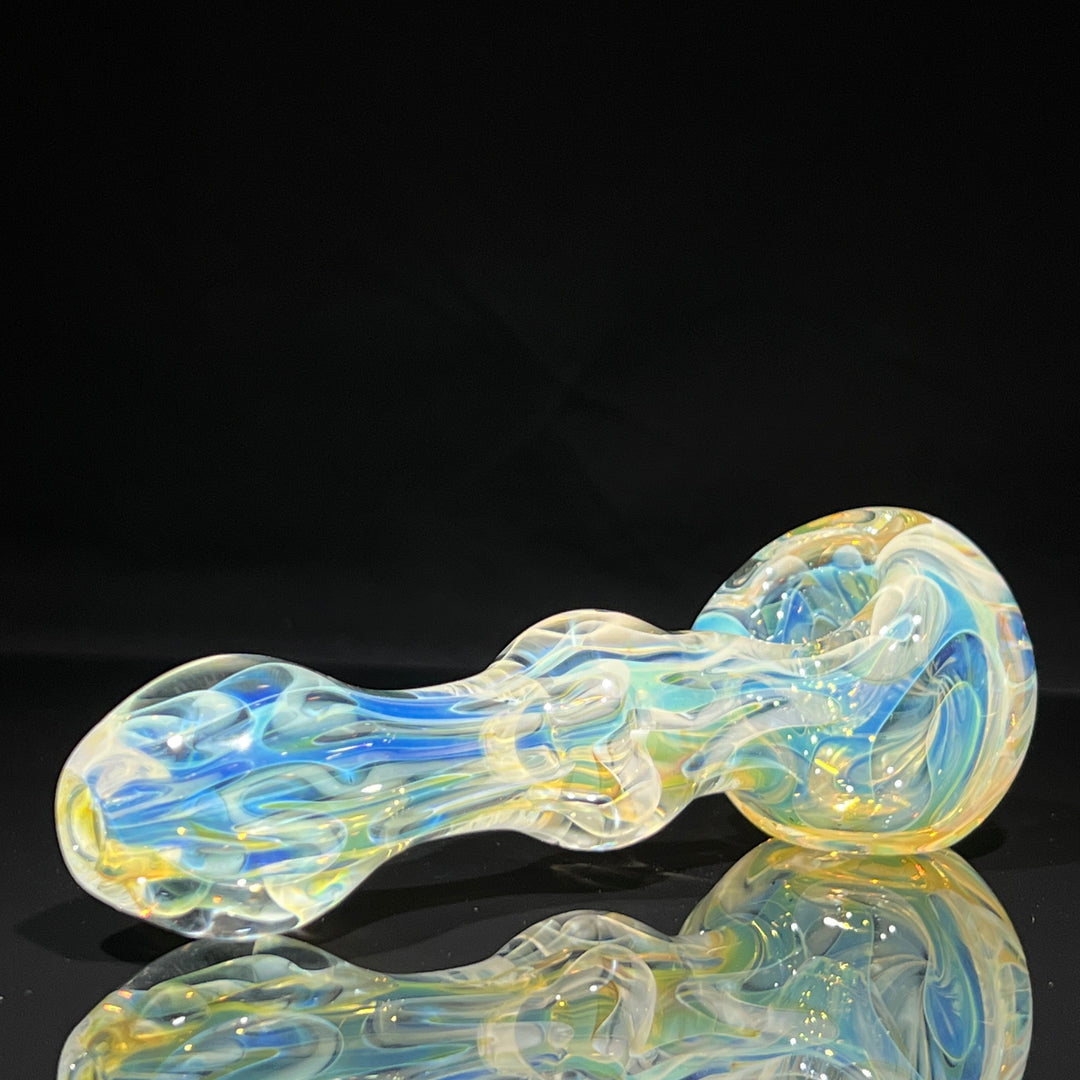 Large Ghost Flame Maria Pipe Glass Pipe Tiny Mike