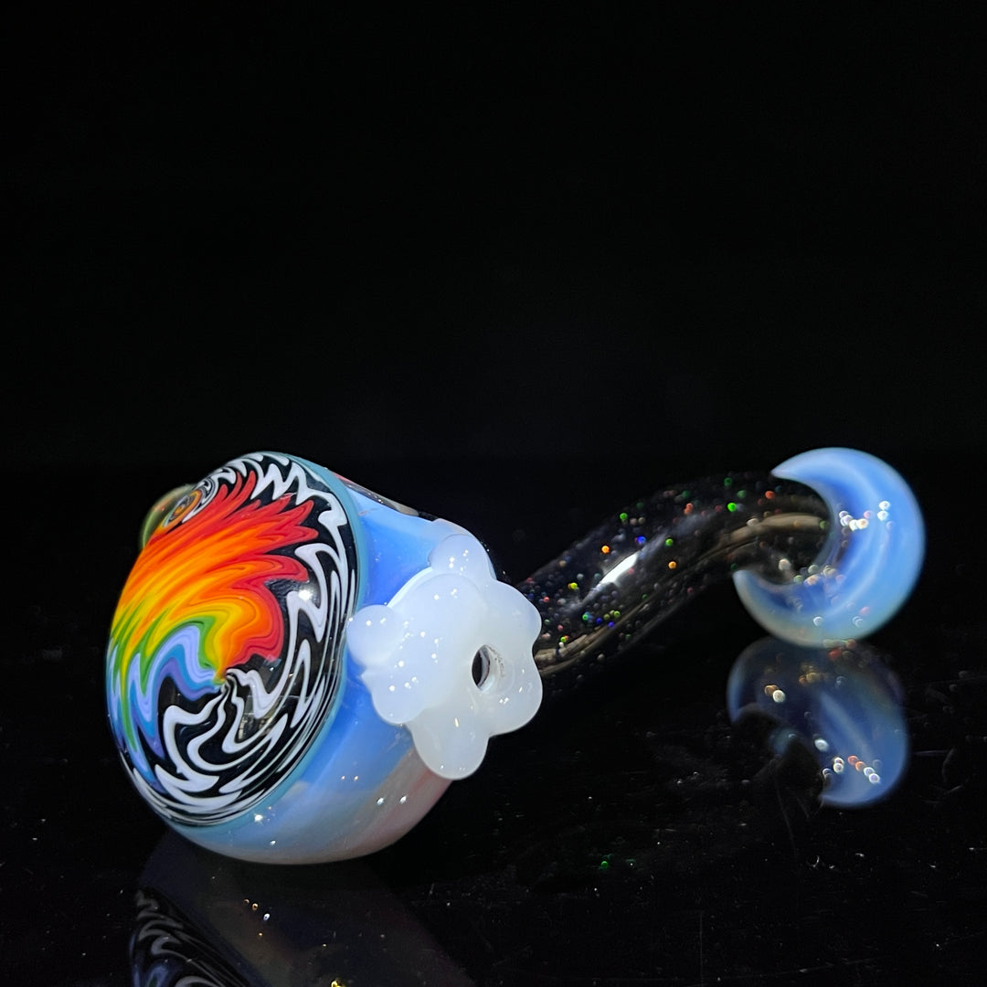 Fluffy Cloud Pipe Glass Pipe Cajun Glass   