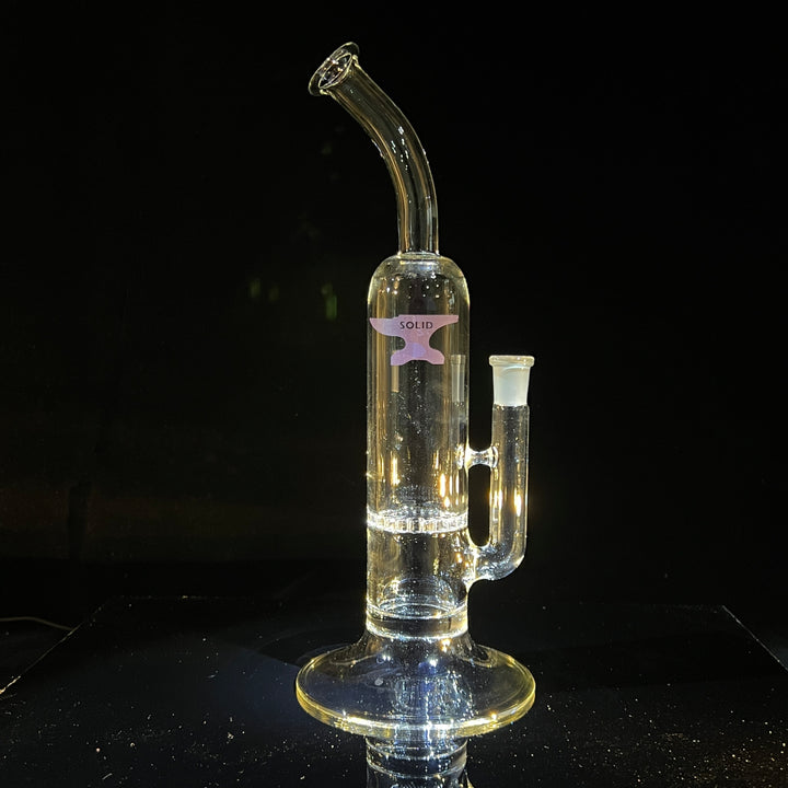 Solid Glass 12" Hurricane Bubbler Glass Pipe Solid Glass   