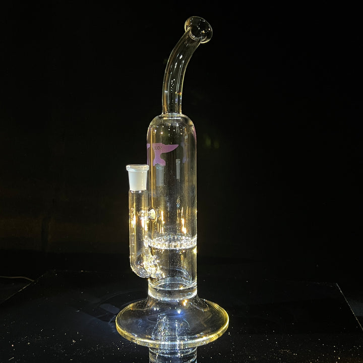 Solid Glass 12" Hurricane Bubbler Glass Pipe Solid Glass   