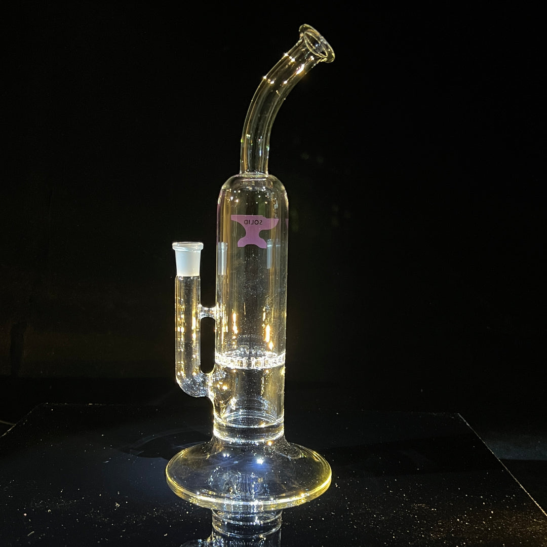 Solid Glass 12" Hurricane Bubbler Glass Pipe Solid Glass   