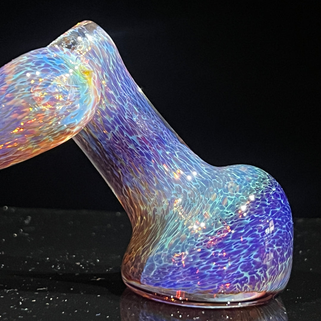 Thick Purple Sidecar Bubbler Glass Pipe Chuck Glass