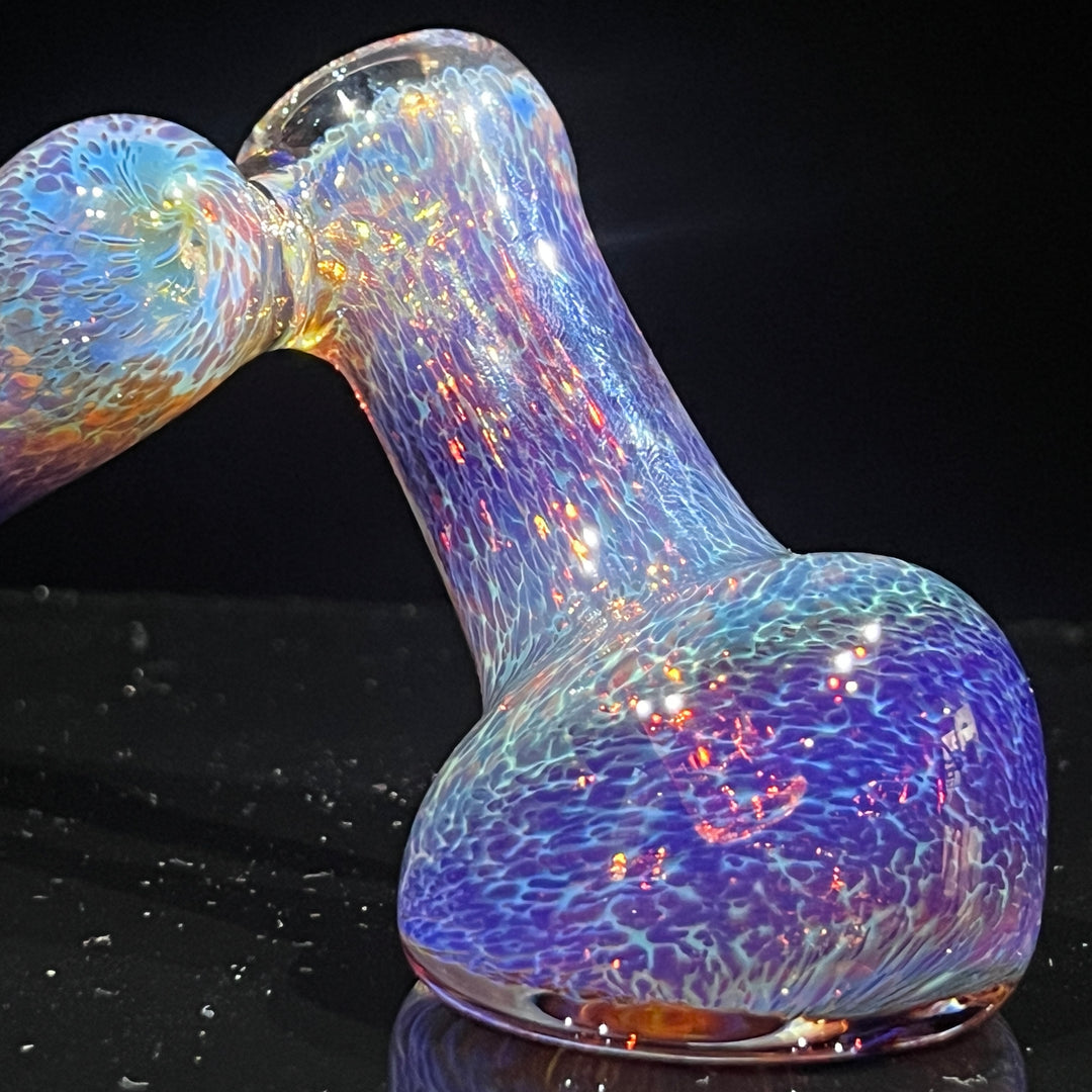 Thick Purple Sidecar Bubbler Glass Pipe Chuck Glass