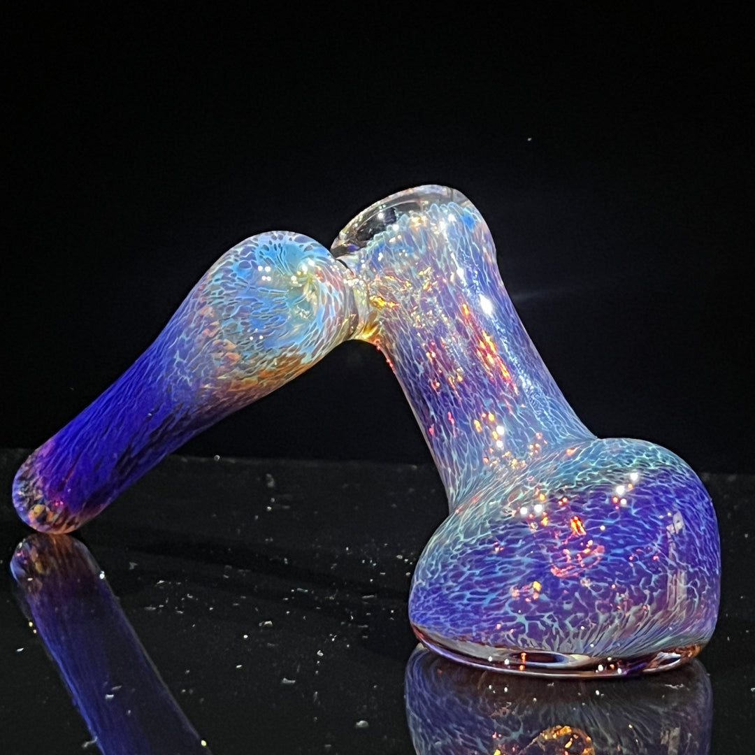 Thick Purple Sidecar Bubbler Glass Pipe Chuck Glass