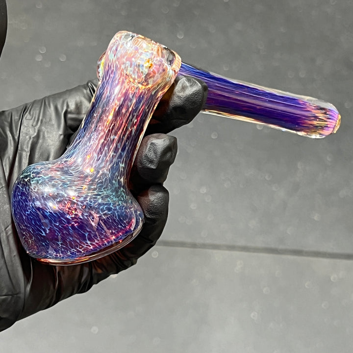 Thick Purple Sidecar Bubbler Glass Pipe Chuck Glass