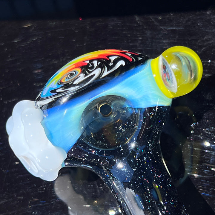 Fluffy Cloud Pipe Glass Pipe Cajun Glass   