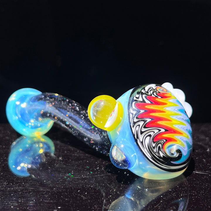 Fluffy Cloud Pipe Glass Pipe Cajun Glass   