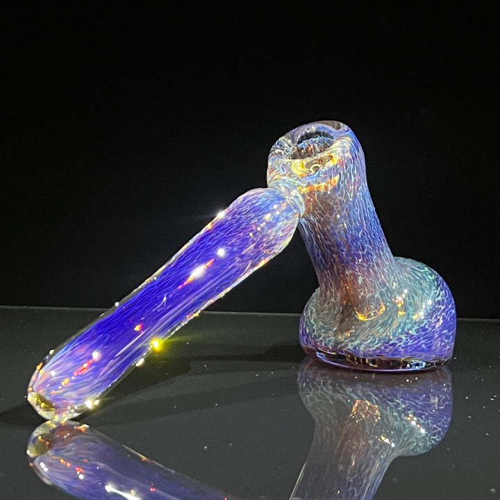 Thick Purple Hammer Bubbler Glass Pipe Chuck Glass