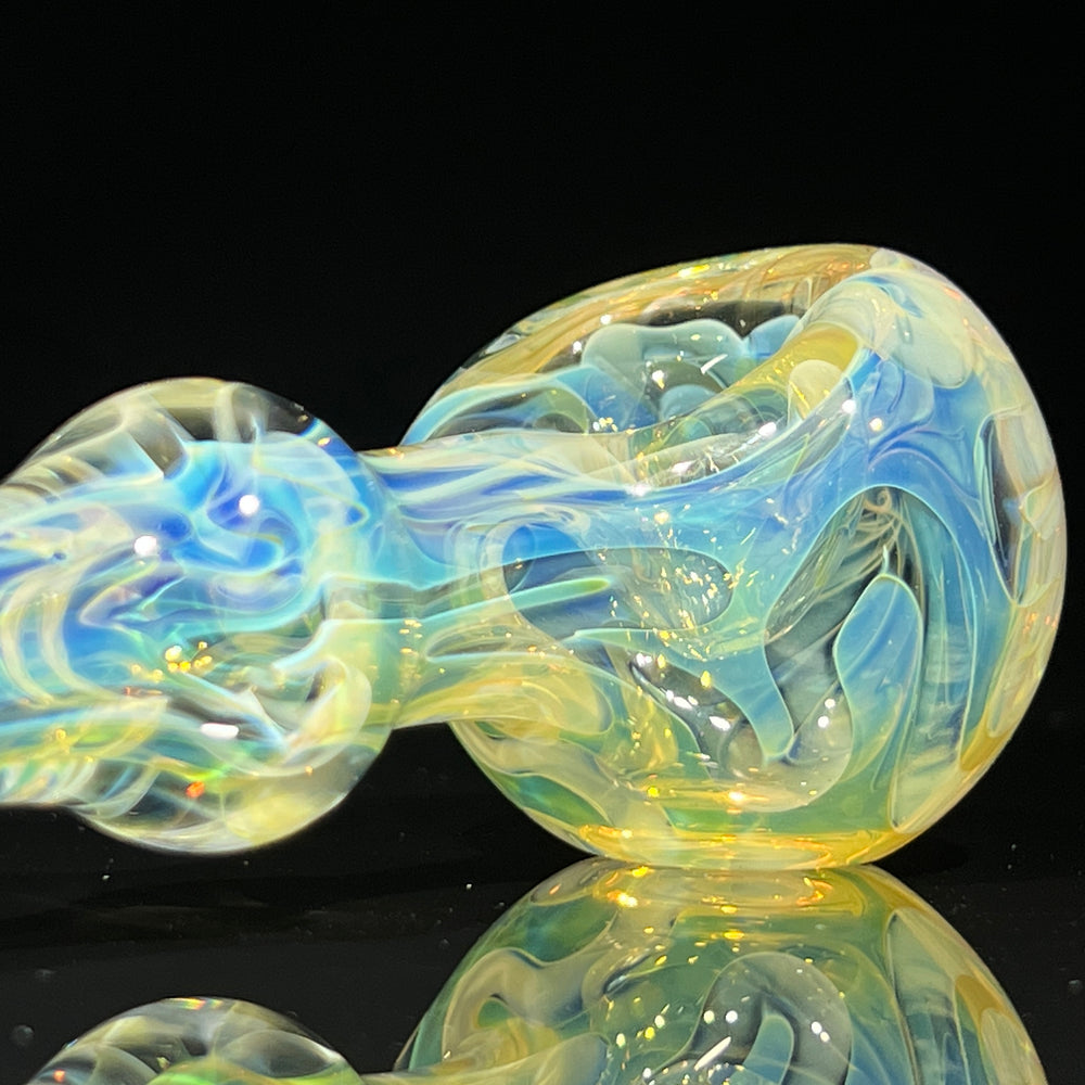 Large Ghost Flame Maria Pipe Glass Pipe Tiny Mike