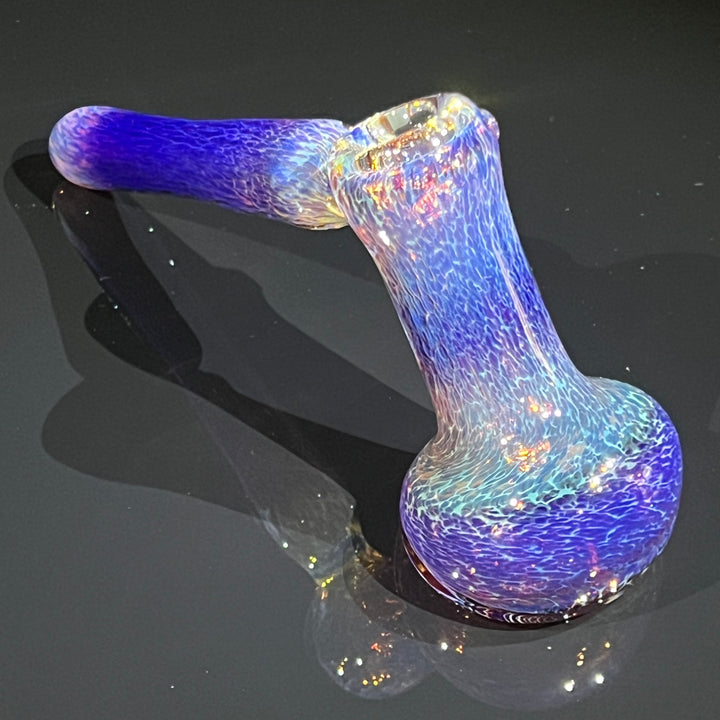 Thick Purple Hammer Bubbler Glass Pipe Chuck Glass