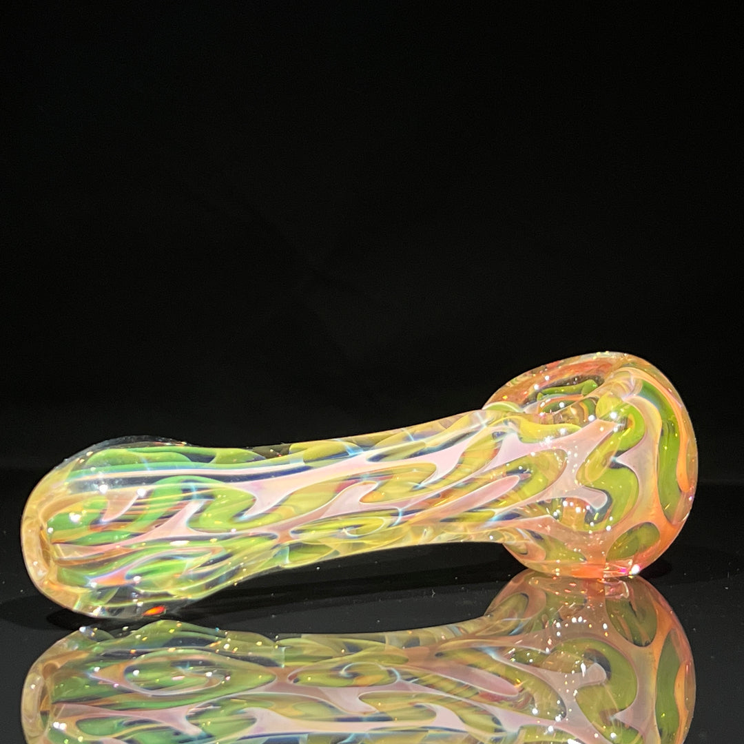 Large Ghost Flame Pipe Glass Pipe Tiny Mike