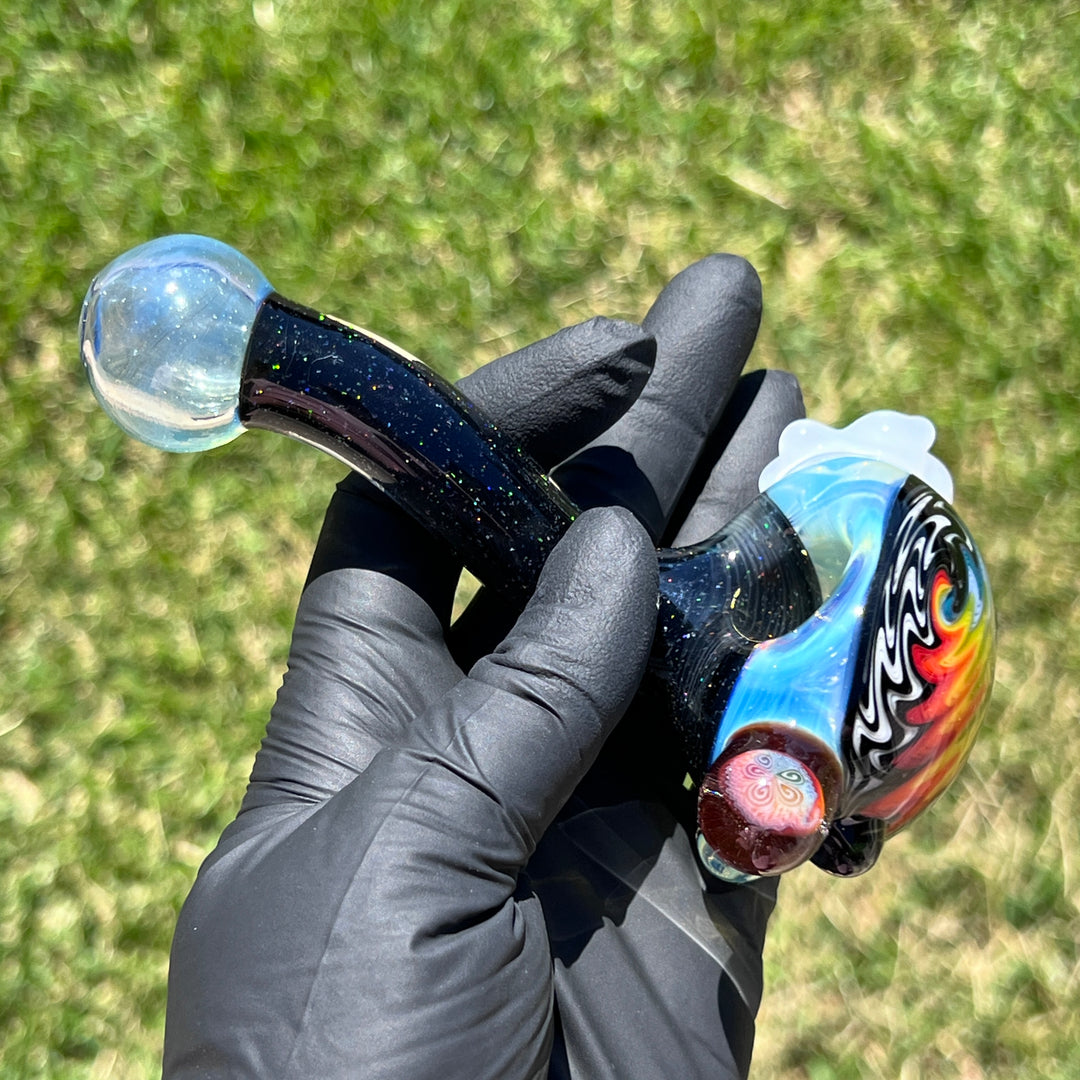 Fluffy Cloud Pipe Glass Pipe Cajun Glass   