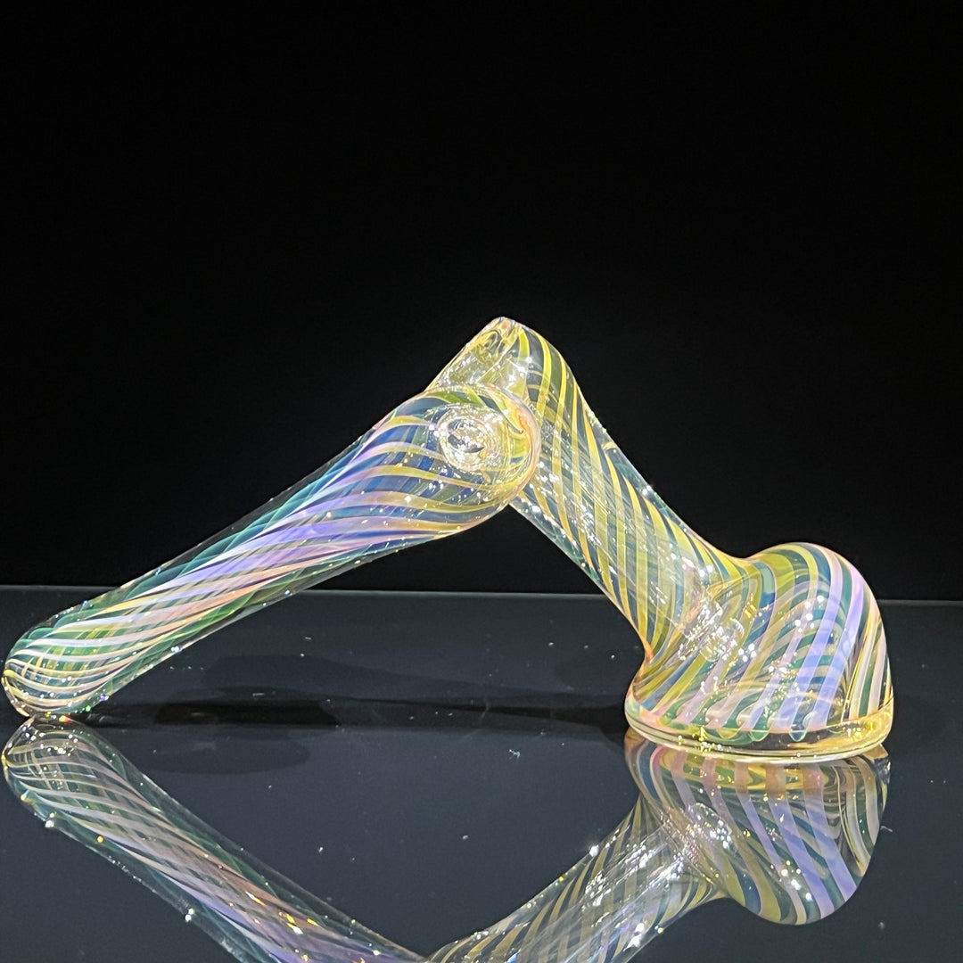 Thick Fumed Sidecar Bubbler Glass Pipe Chuck Glass