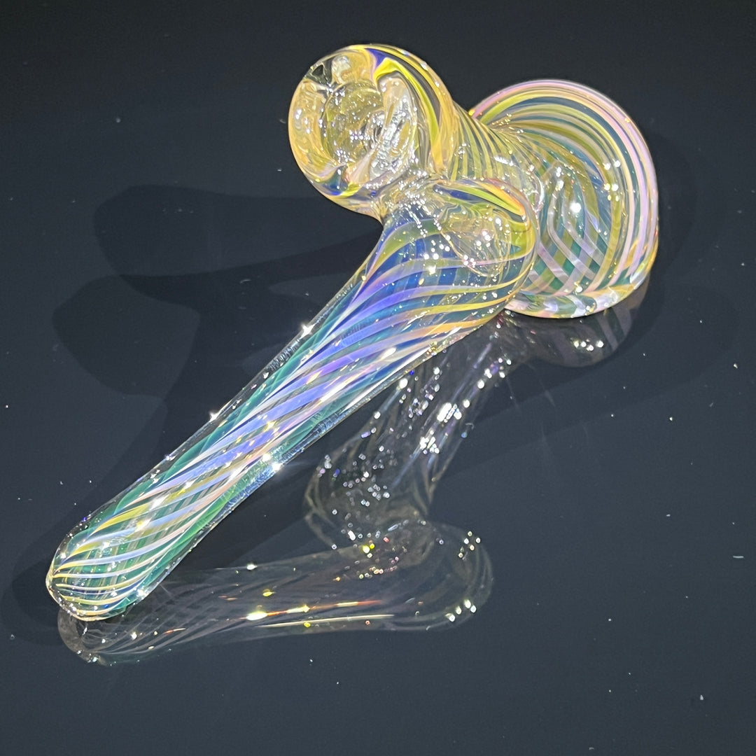 Thick Fumed Sidecar Bubbler Glass Pipe Chuck Glass