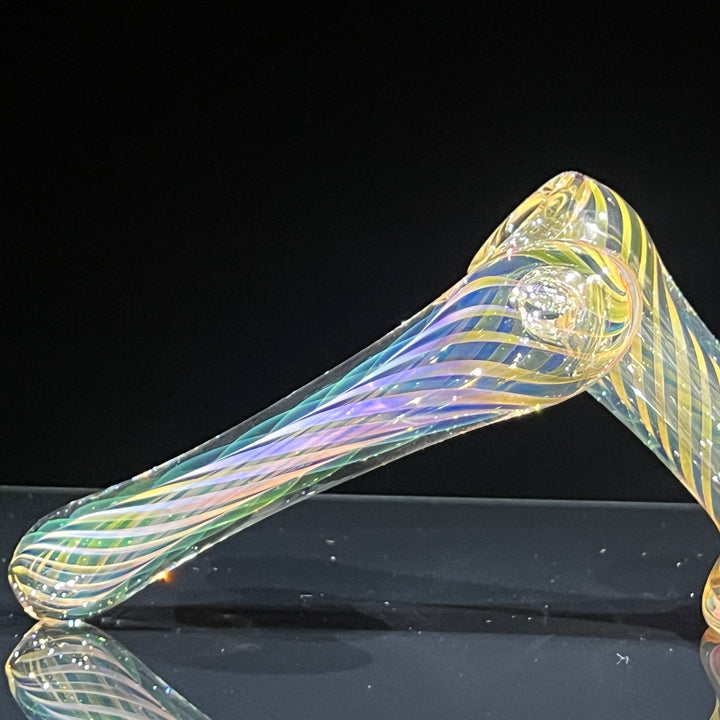 Thick Fumed Sidecar Bubbler Glass Pipe Chuck Glass