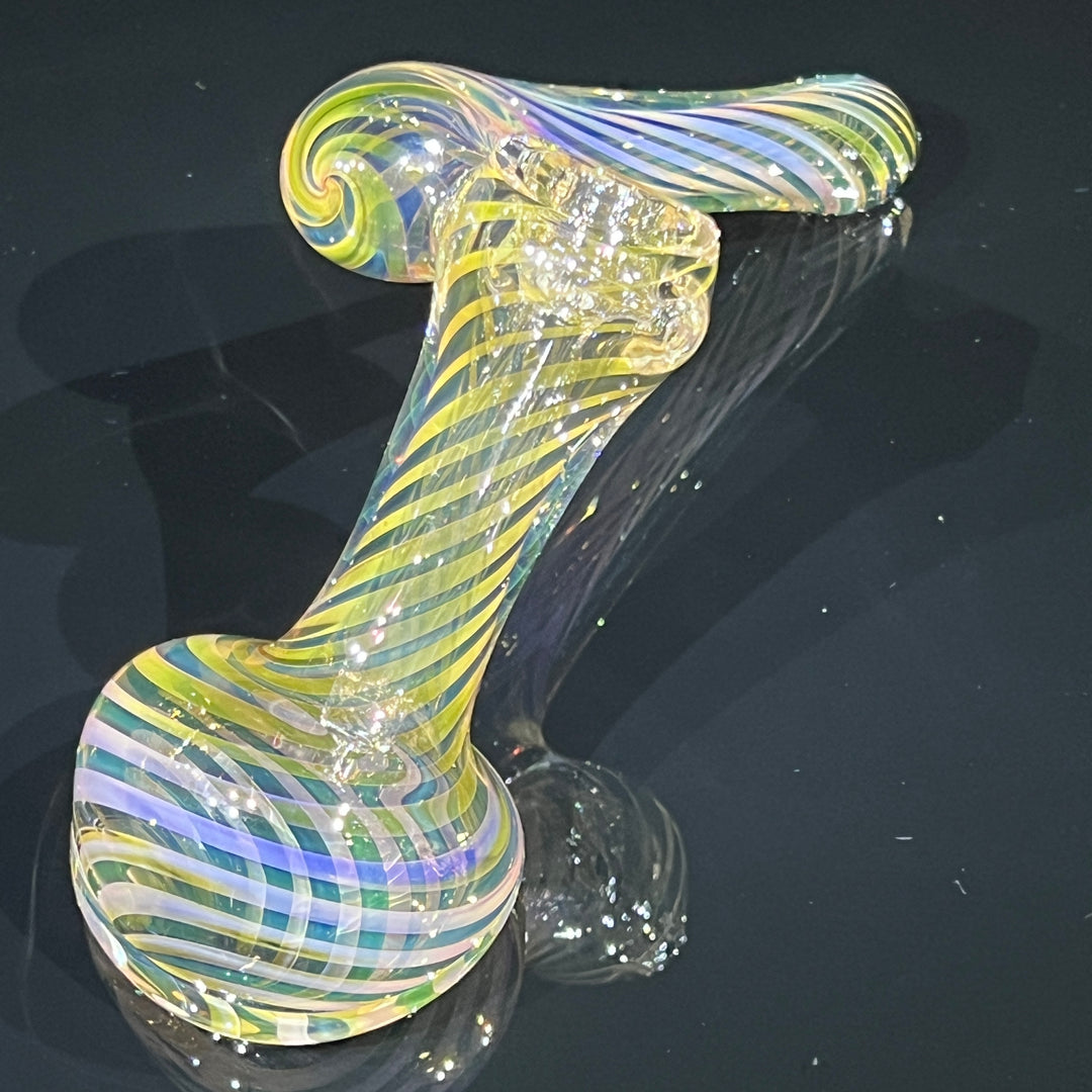 Thick Fumed Sidecar Bubbler Glass Pipe Chuck Glass