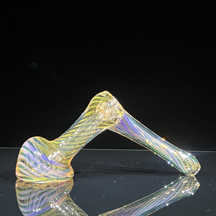 Thick Fumed Sidecar Bubbler Glass Pipe Chuck Glass