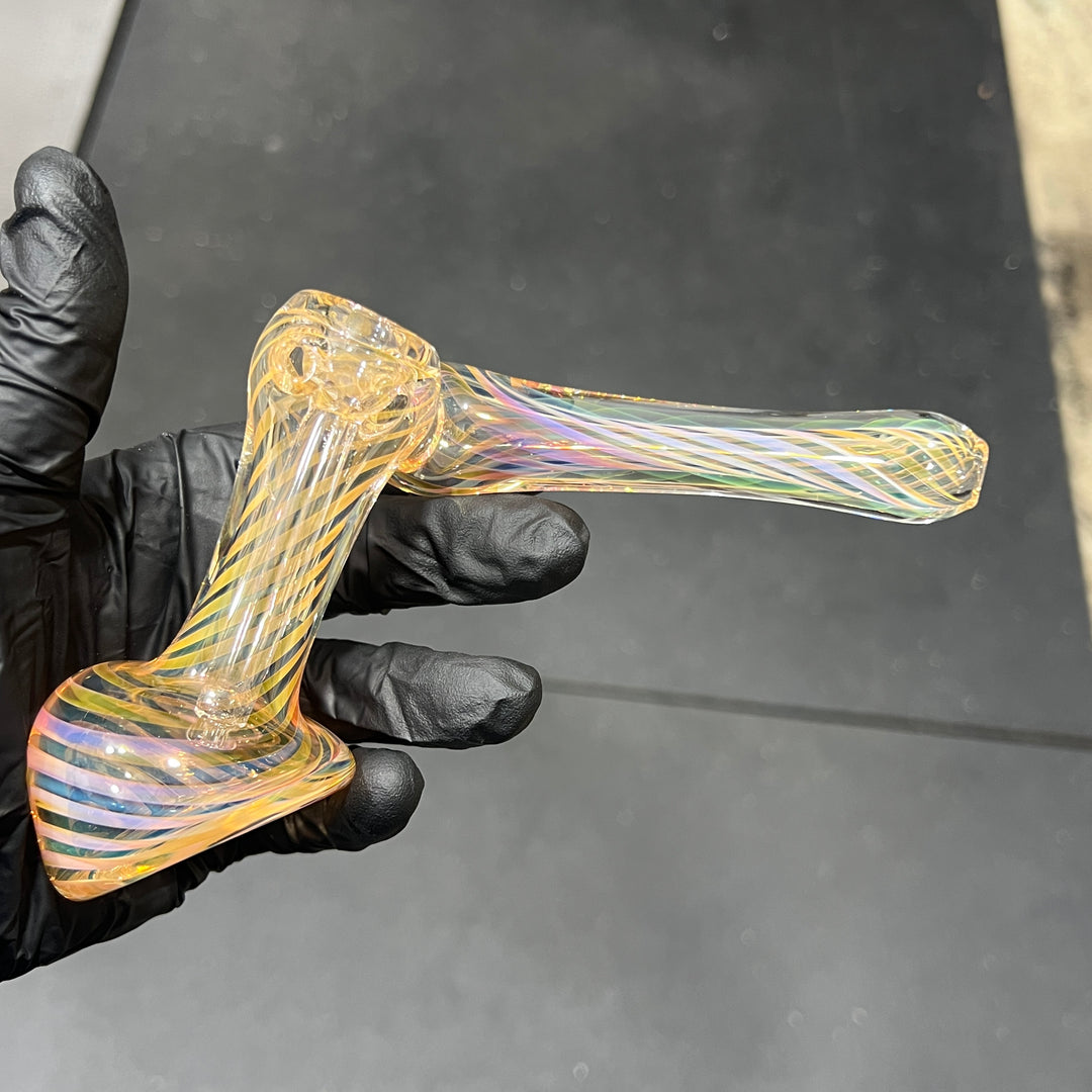 Thick Fumed Sidecar Bubbler Glass Pipe Chuck Glass