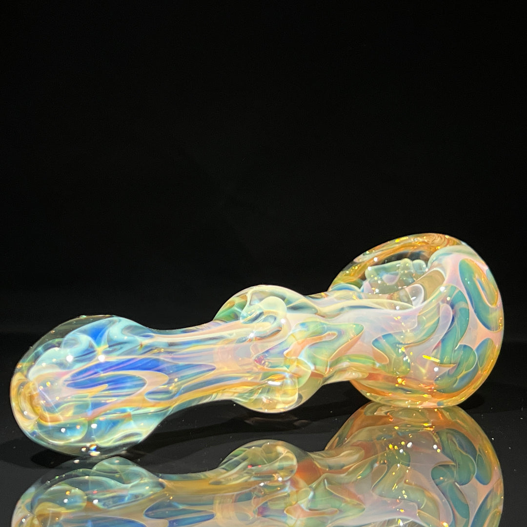 Large Ghost Flame Maria Pipe Glass Pipe Tiny Mike