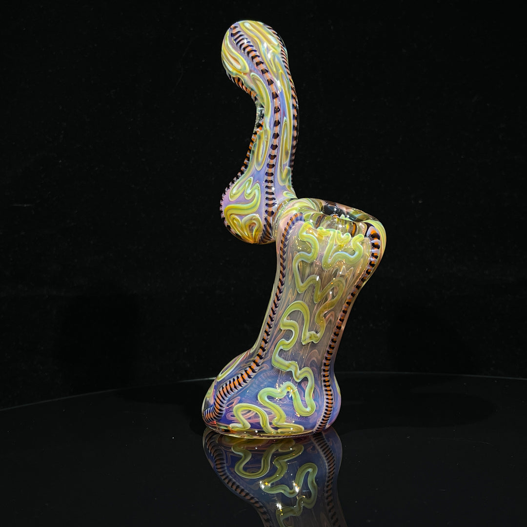 Inside Out Sherlock Bubbler Glass Pipe Tiny Mike