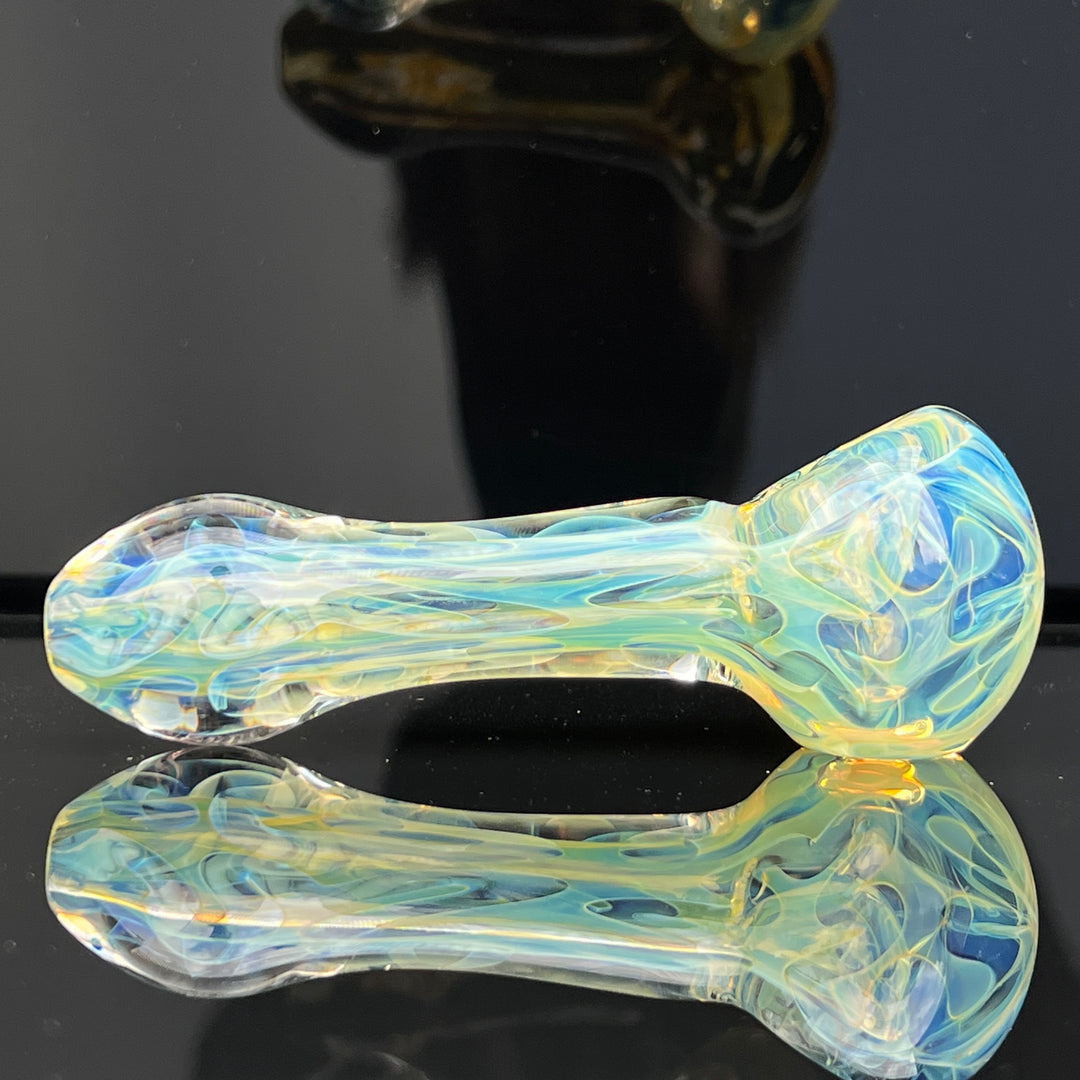 Large Ghost Flame Pipe Glass Pipe Tiny Mike