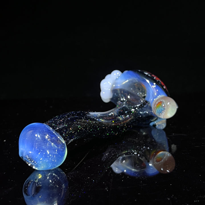 Fluffy Cloud Pipe Lg. Glass Pipe Cajun Glass   