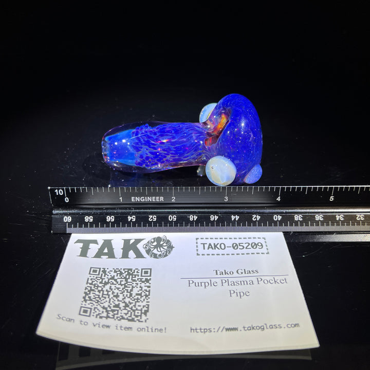 Purple Plasma Pocket Pipe Glass Pipe Tako Glass   